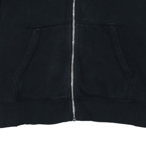 Nike Womens Black Full Zip Hoodie XL Cotton Blend Casual