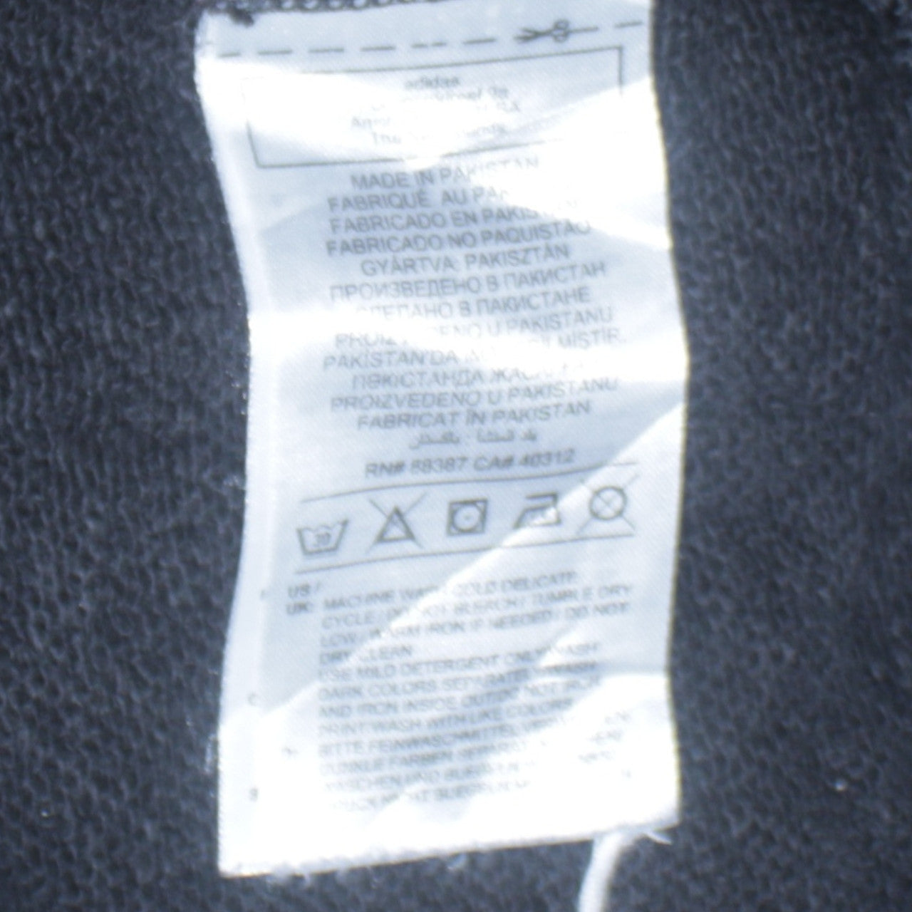 Adidas Women Black Crew Neck Pullover Sweatshirt Size 18 L Logo