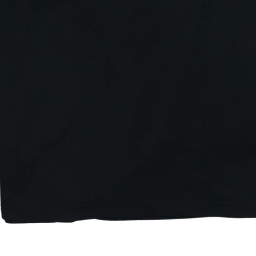 Nike Boys Black Dri-FIT 1/4 Zip Hooded Sweatshirt Size L 147–158cm