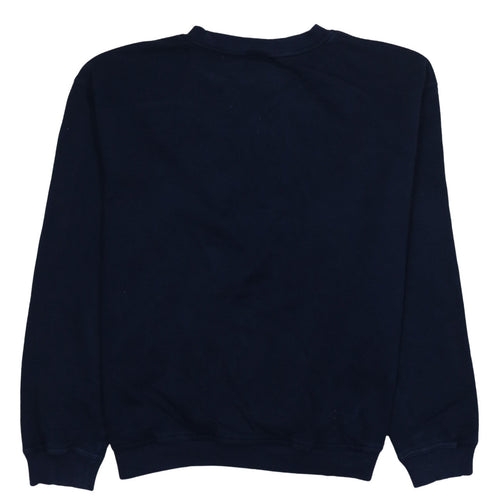 Fila Womens Navy Blue XL Crew Neck Pullover Sweatshirt