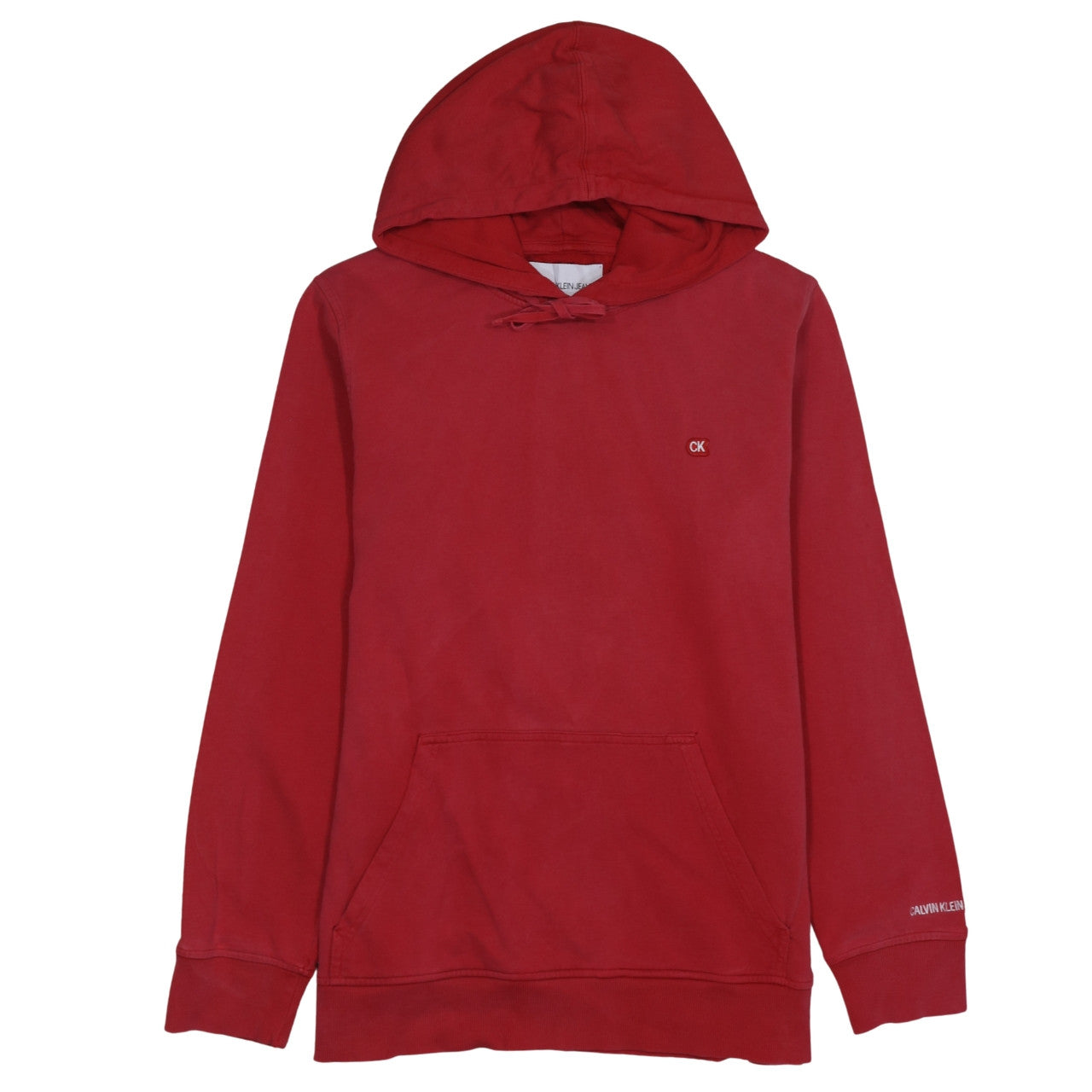 Calvin Klein Jeans Men's Red XL Pullover Hoodie