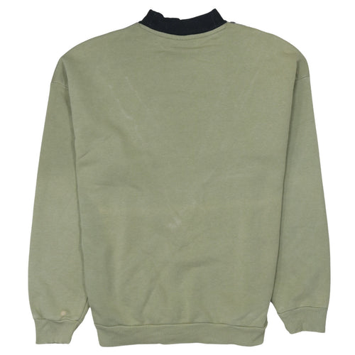 Adidas Women’s Green Sweatshirt Size 10 Crew Neck Retro Style