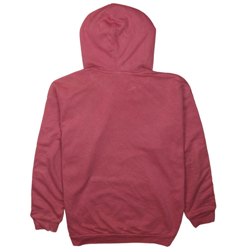 Adidas Women Pink Pullover Hoodie Sweatshirt Size 10 Logo Print