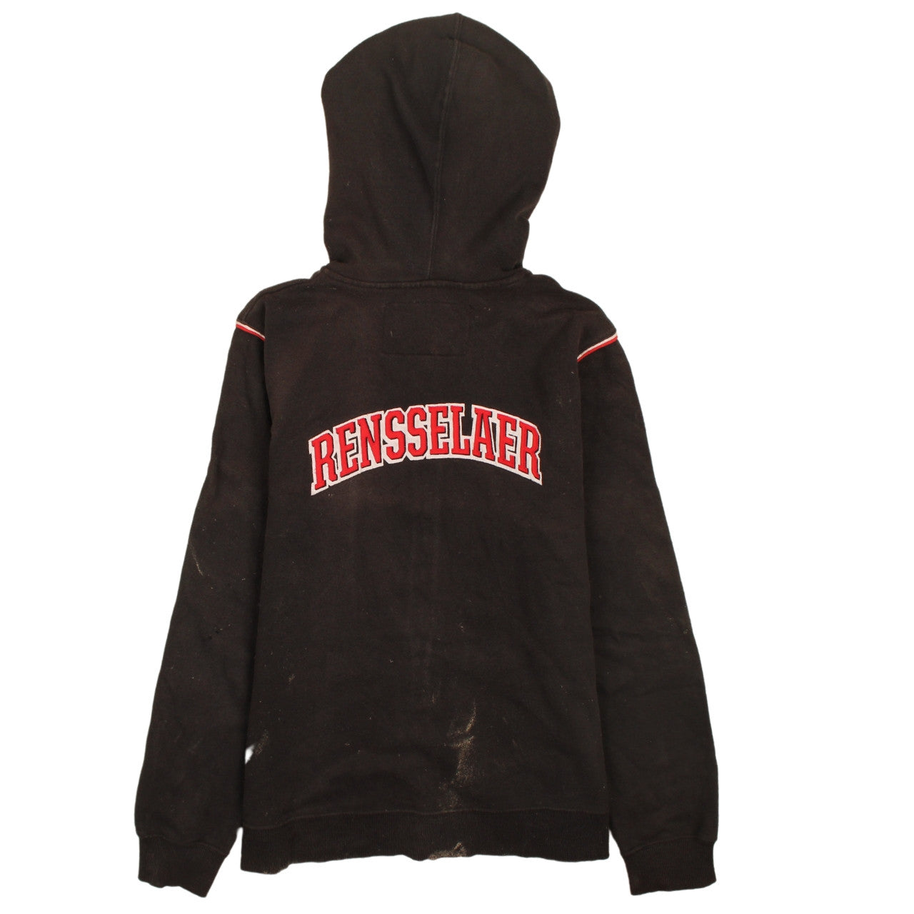 Champion Men's Black Full Zip RPI University Hoodie Size L