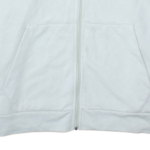Nike Mens Grey Dri-FIT Full Zip Hoodie Sweatshirt Size M