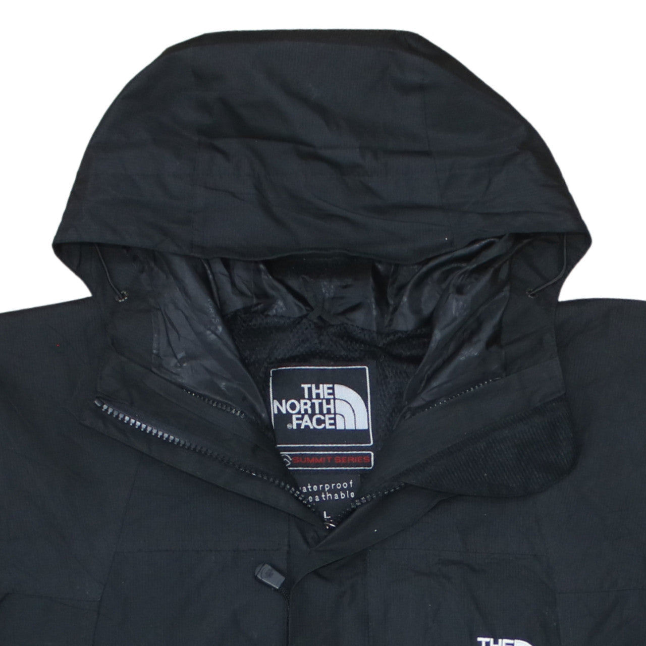 The North Face Men's Black L Summit Series Waterproof Hooded Jacket