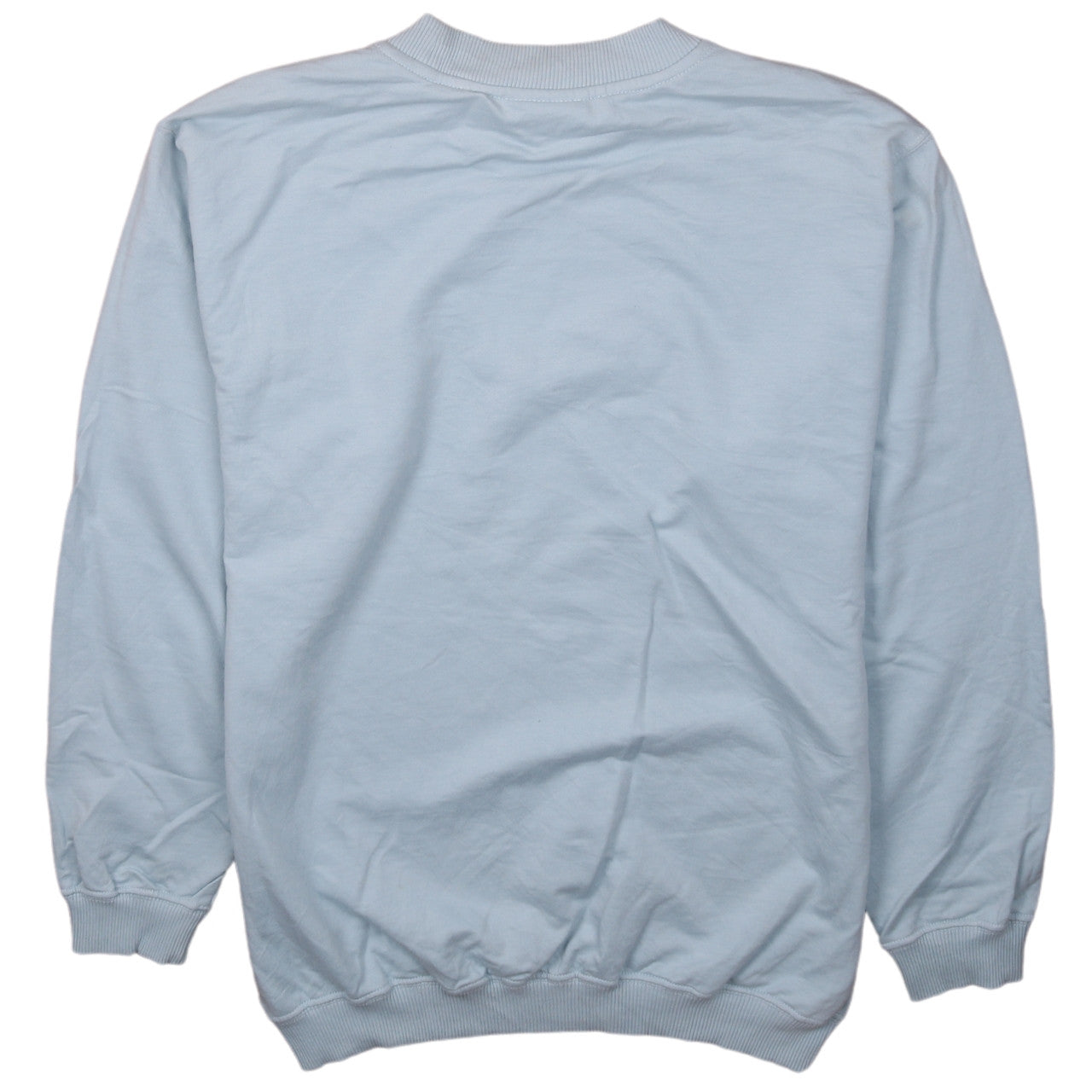 Puma Womens Blue Pullover Sweatshirt Size 12 Crew Neck Logo