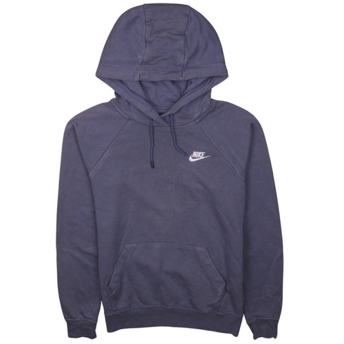Nike Womens Blue Pullover Hoodie XS Hooded Sweatshirt