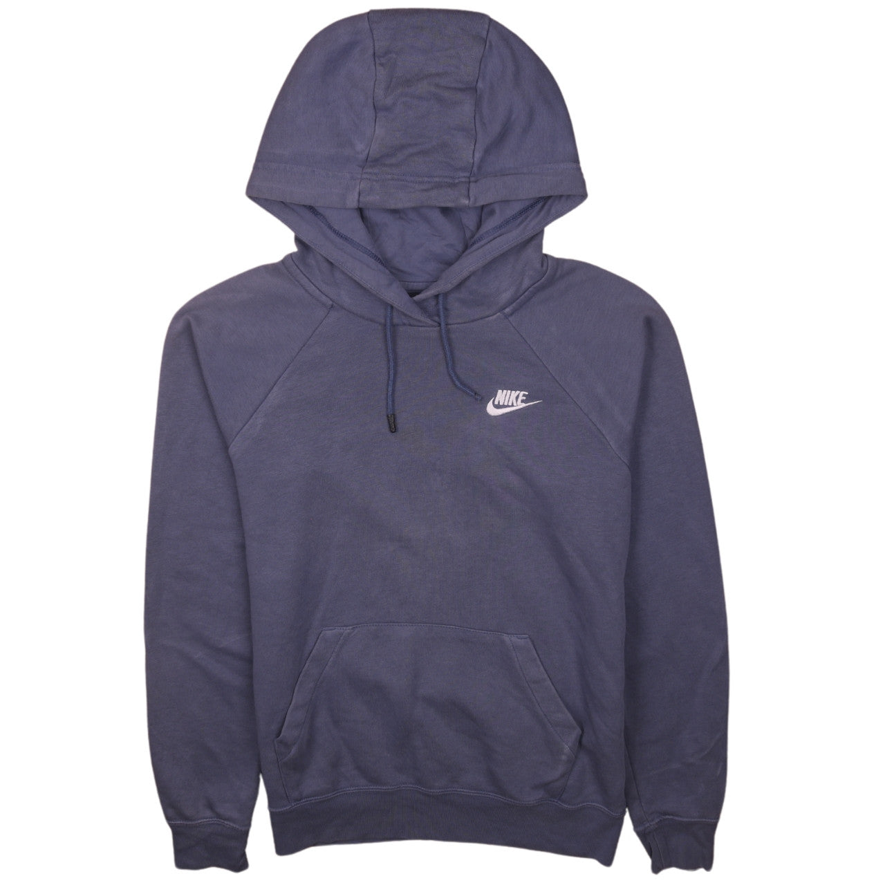 Nike Womens Blue Pullover Hoodie XS Hooded Sweatshirt