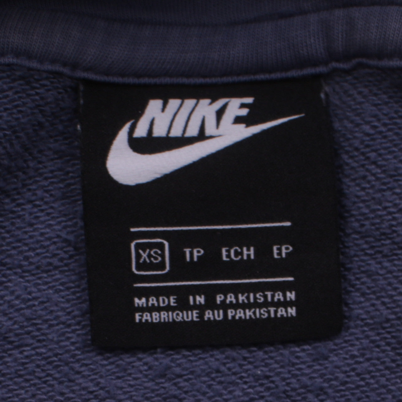 Nike Womens Blue Pullover Hoodie XS Hooded Sweatshirt