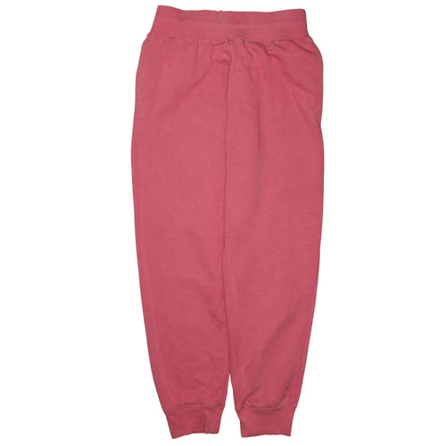 Nike Womens Pink Jogger Sweatpants M Fleece Cotton Blend