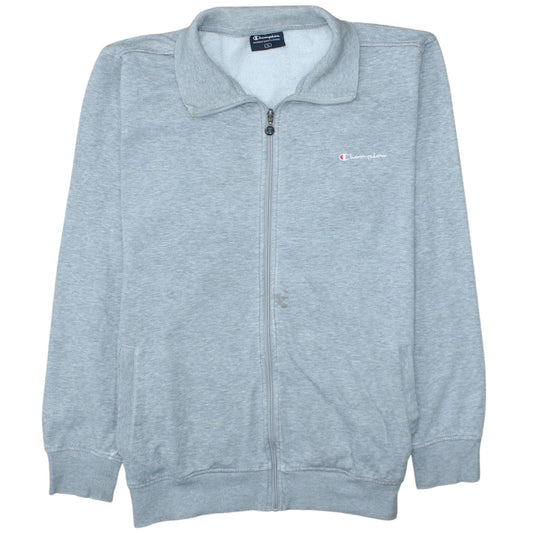 Champion Men's Grey XL Track Jacket Full Zip Fleece Activewear