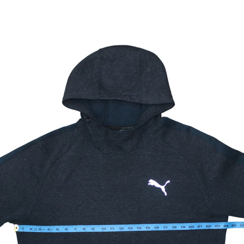 Puma Men's Blue XL Hooded Track Jacket with Reflective Logo
