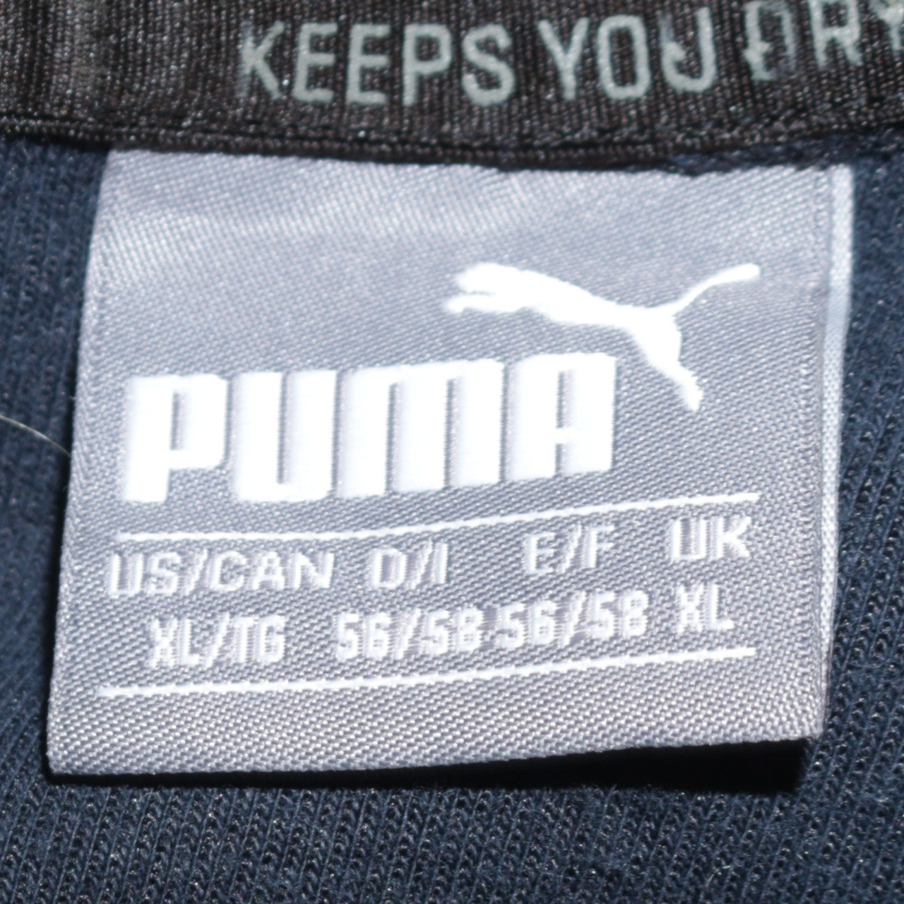 Puma Men's Blue XL Hooded Track Jacket with Reflective Logo