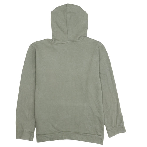 Reebok Teens Green Pullover Hoodie L 14-16 Cotton Blend