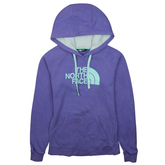 The North Face Womens Purple Pullover Hoodie Size S Cotton Blend
