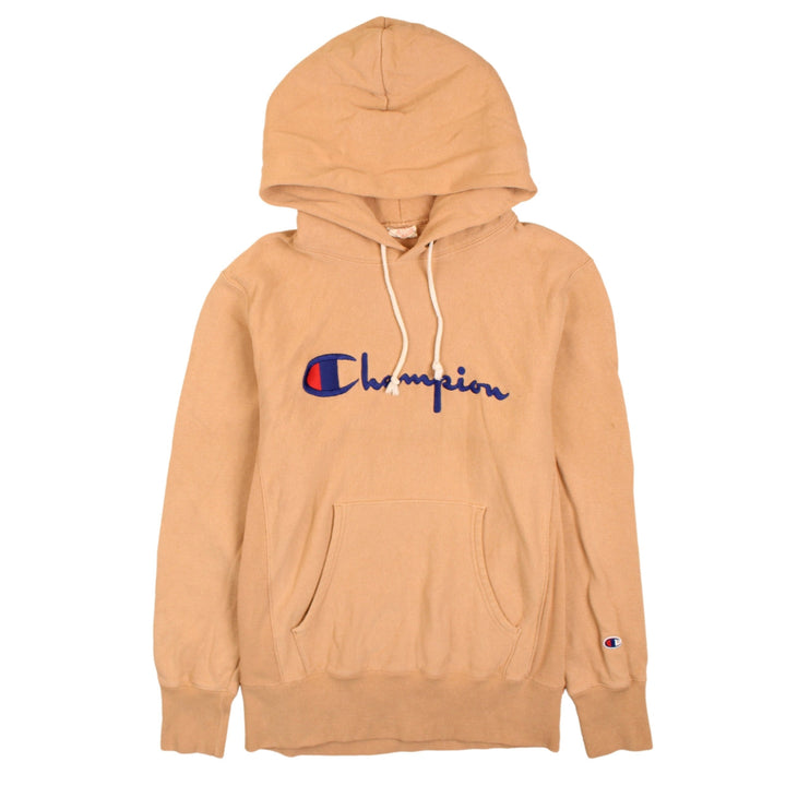 Champion Men's Beige Reverse Weave Pullover Hoodie Size L