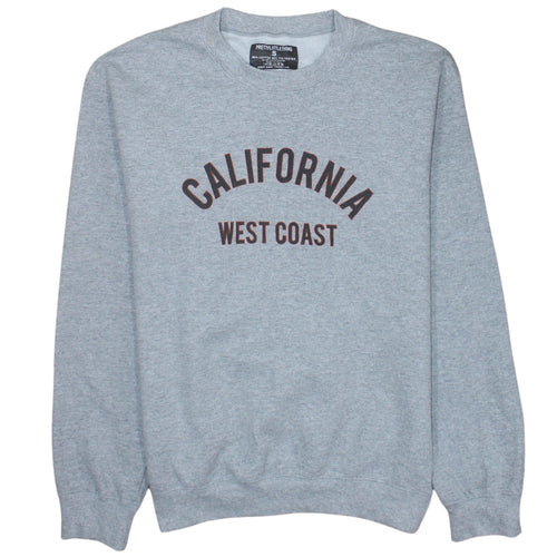 PrettyLittleThing Women’s Grey California West Coast Pullover Sweatshirt Size S