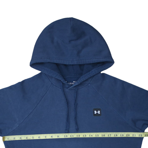 Under Armour Men's Blue Pullover Hoodie Small Fleece Sportswear