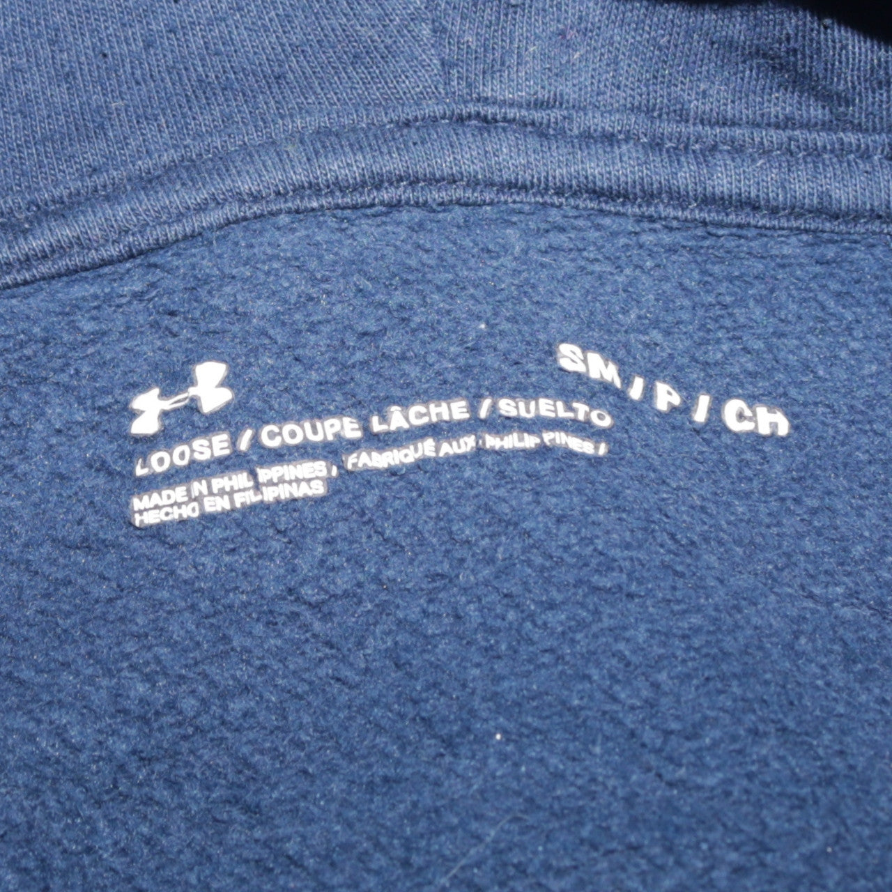 Under Armour Men's Blue Pullover Hoodie Small Fleece Sportswear
