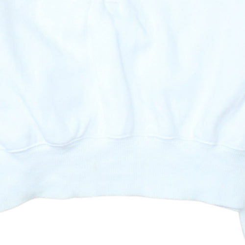 Nike Women's White Small 1/4 Zip Pullover Sweatshirt