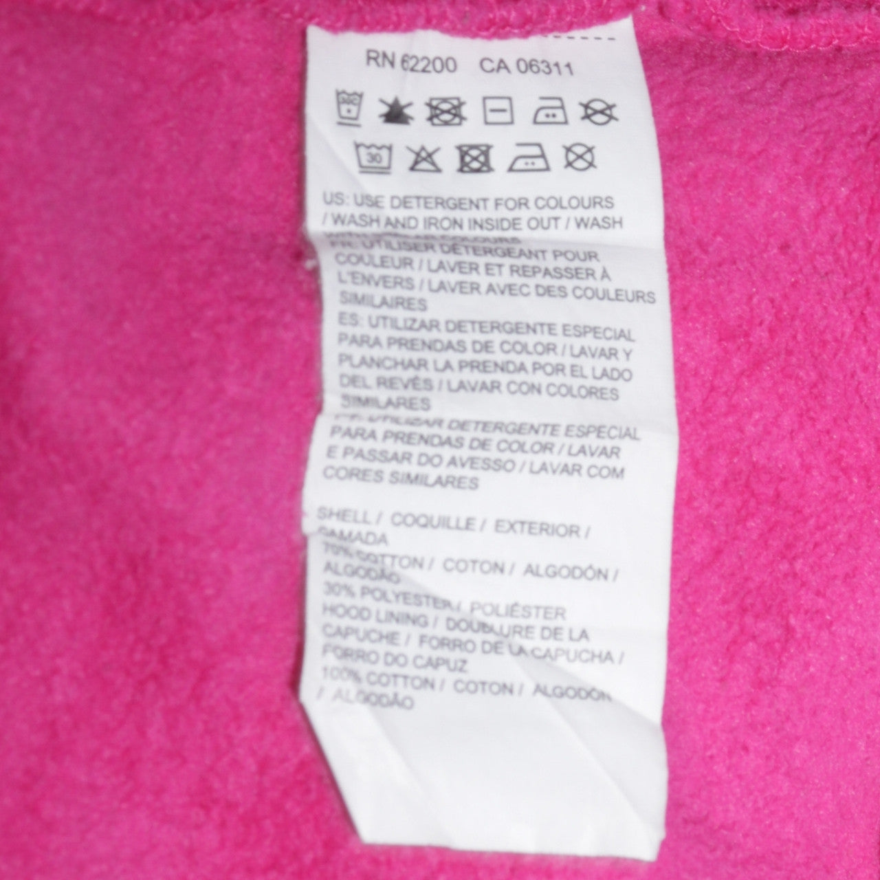 Puma Women's Pink Pullover Hoodie Size 12 Cotton Blend Casual