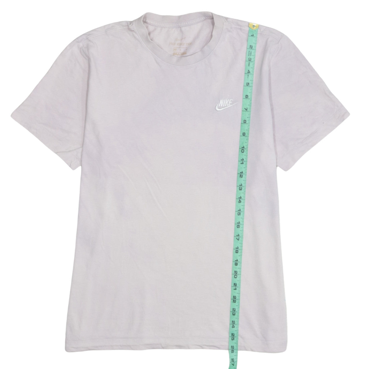 Nike Men's White Crew Neck Short Sleeve Cotton T-Shirt Size M
