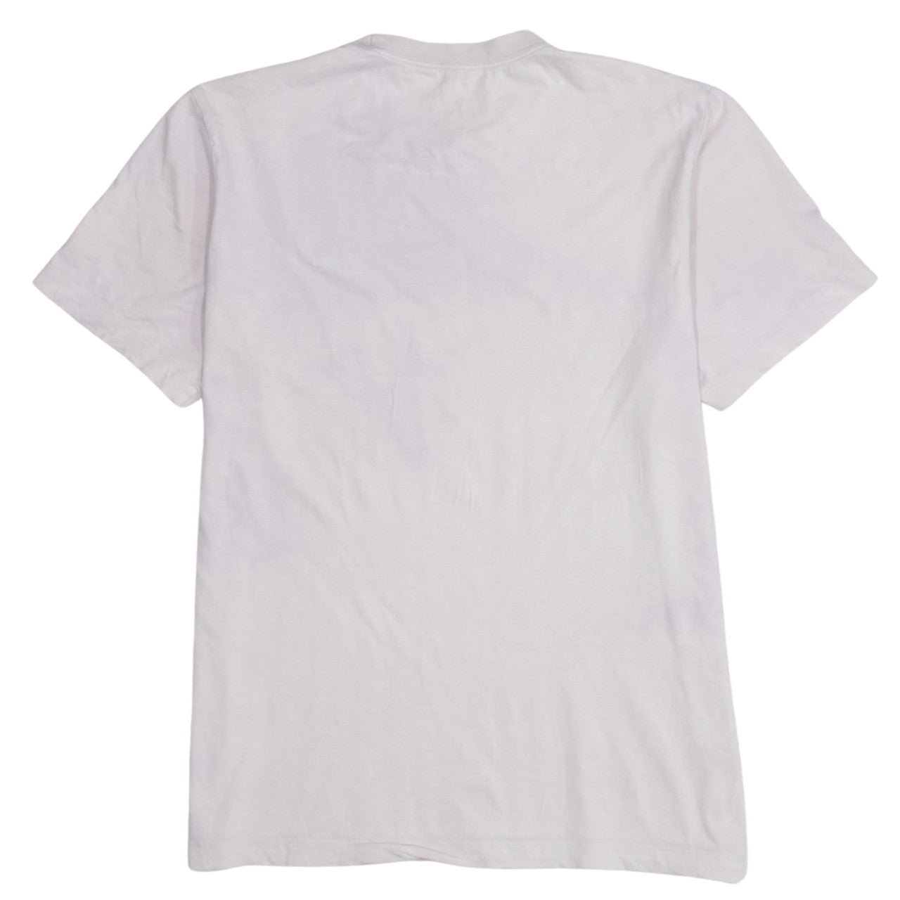 Nike Men's White Crew Neck Short Sleeve Cotton T-Shirt Size M