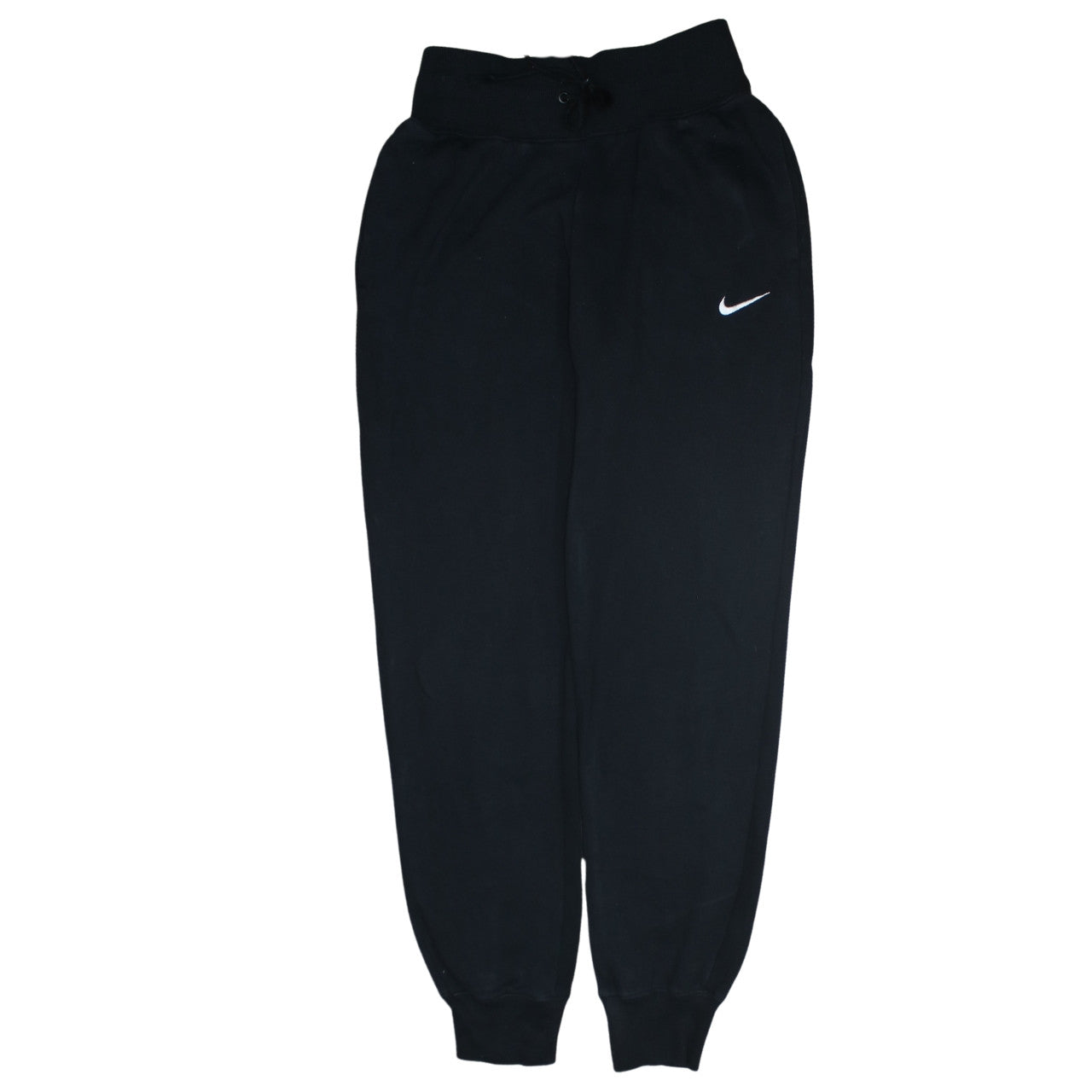 Nike Womens Black Small Jogger Sweatpants with Drawstring Waist