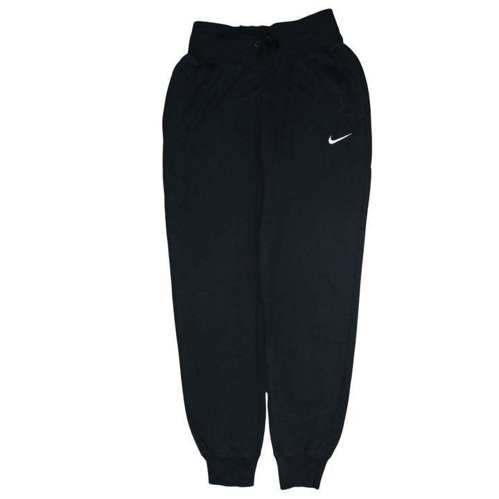 Nike Womens Black Small Jogger Sweatpants with Drawstring Waist