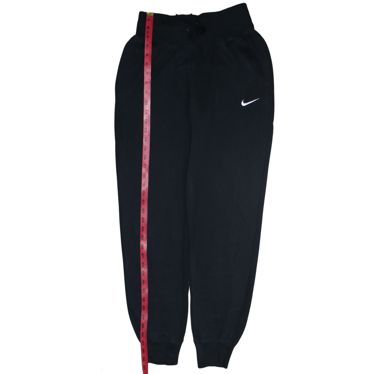 Nike Womens Black Small Jogger Sweatpants with Drawstring Waist