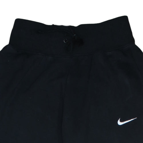 Nike Womens Black Small Jogger Sweatpants with Drawstring Waist