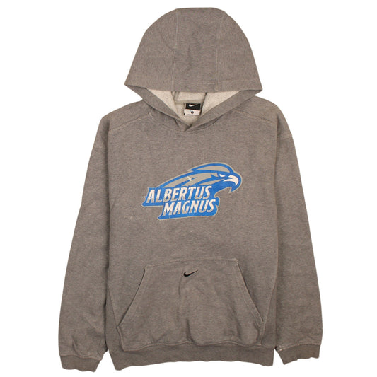 Nike Mens Grey Albertus Magnus Pullover Hoodie Size S
