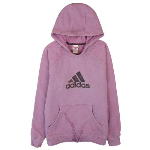 Adidas Women’s Pink Pullover Hoodie Size 12 Hooded Sweatshirt