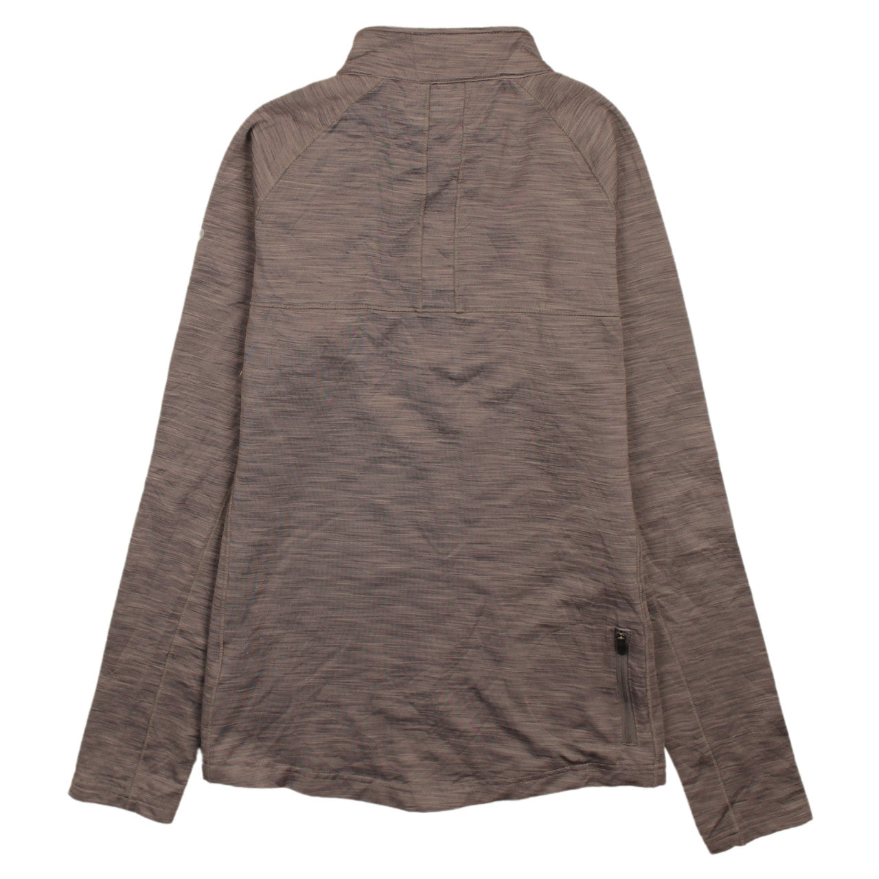 Asics Men's Brown 1/2 Zip Running Sweatshirt Size S Lightweight