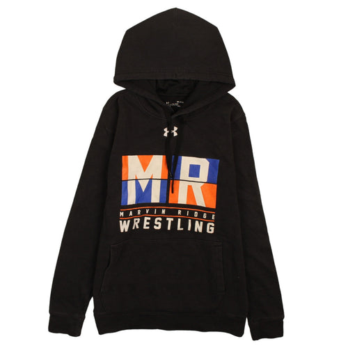 Under Armour Men's Black Wrestling Hoodie Small Pullover Fleece
