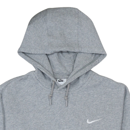 Nike Men's Grey Pullover Hoodie Size L Regular Fit Fleece
