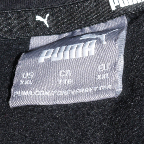 Puma Women's Black XXL Pullover Hoodie with Logo Front