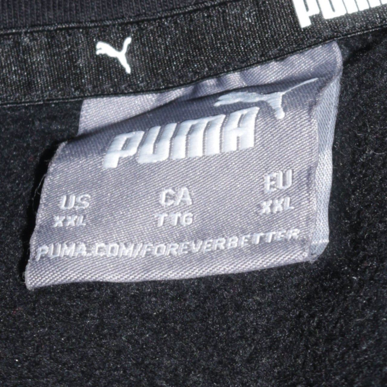 Puma Women's Black XXL Pullover Hoodie with Logo Front