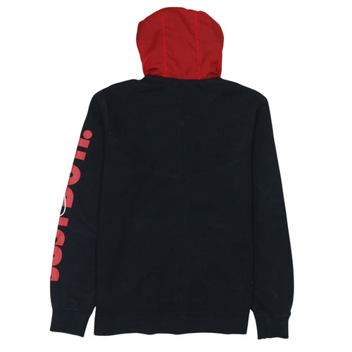 Nike Men's Black Red Full Zip Hoodie Small Sportswear