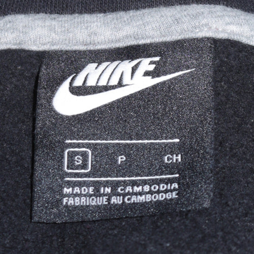 Nike Men's Black Red Full Zip Hoodie Small Sportswear