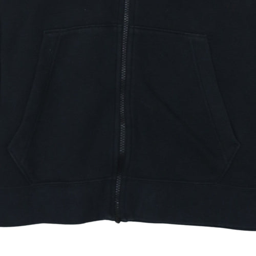 Nike Men's Black Red Full Zip Hoodie Small Sportswear