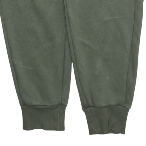 Puma Men's Green Jogger Trousers M Regular Fit Fleece Activewear