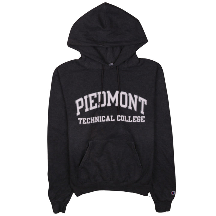 Champion Men's Black Pullover Hoodie S Piedmont College Graphic