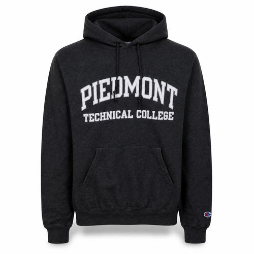Champion Men's Black Pullover Hoodie S Piedmont College Graphic