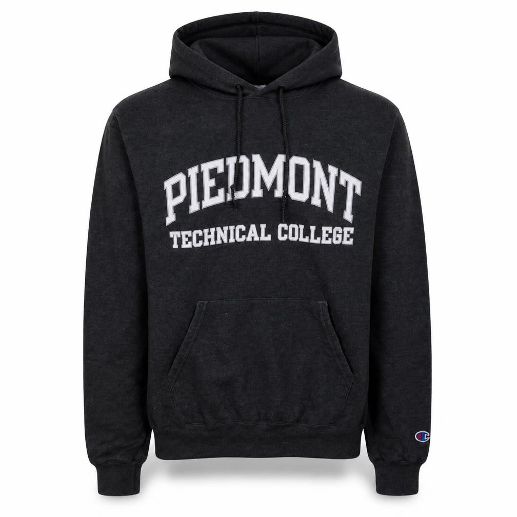 Champion Men's Black Pullover Hoodie S Piedmont College Graphic