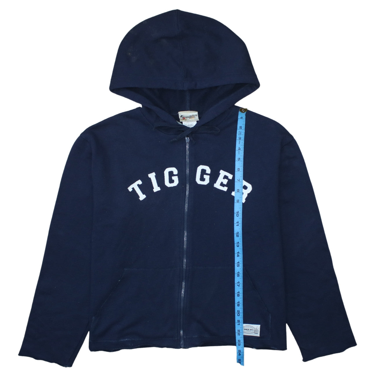 Walt Disney World Women's Blue Tigger Full Zip Hoodie Size M