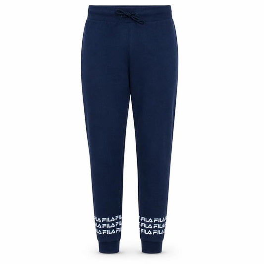 Front view of Fila Men's Blue XL Jogger Trousers Fleece Activewear Pants