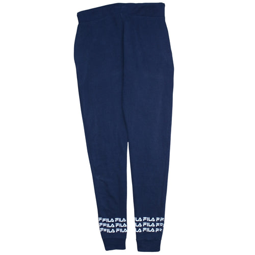 FILA Men's Blue XL Jogger Trousers Fleece Activewear Pants
