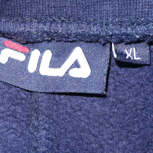 FILA Men's Blue XL Jogger Trousers Fleece Activewear Pants
